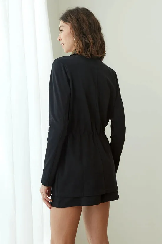 Sloane Blazer in Deep Black