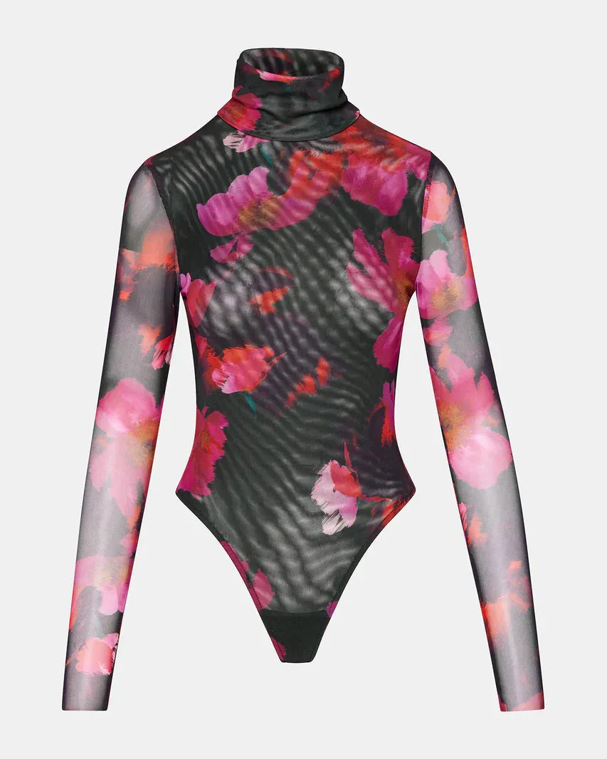 STE Luella Mesh Turtleneck Bodysuit