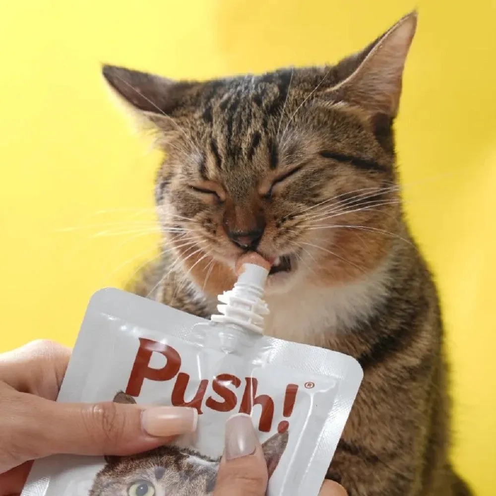 Strong Bone Protect Three Fish Mousse Paste Cat Pouch