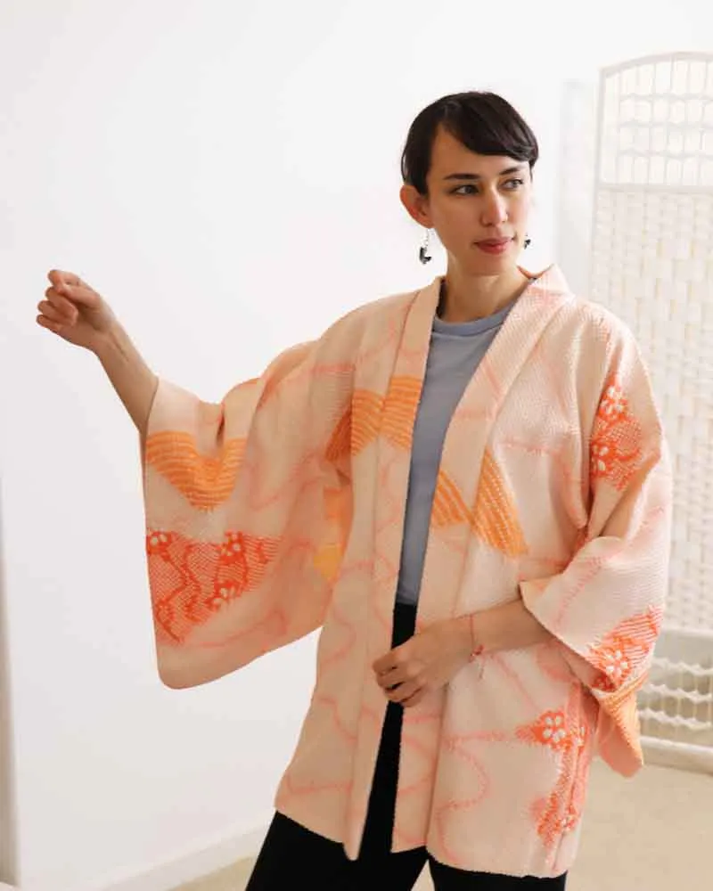 Sunrise Shibori  Kimono Jacket