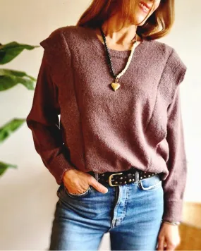 Sweater Vuelos Chocolate 35% de Dcto.
