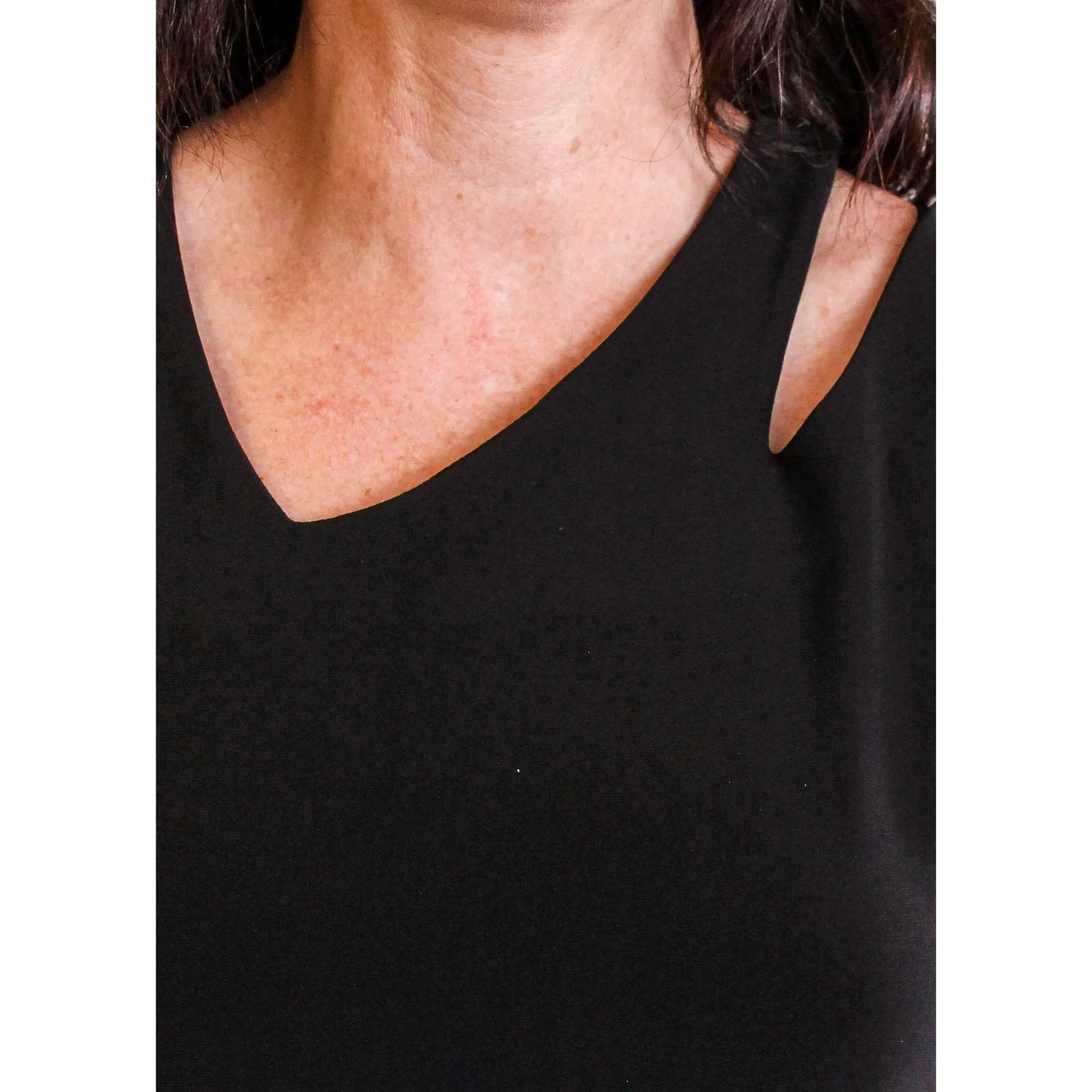 Sympli Cutting Edge Dress in Black