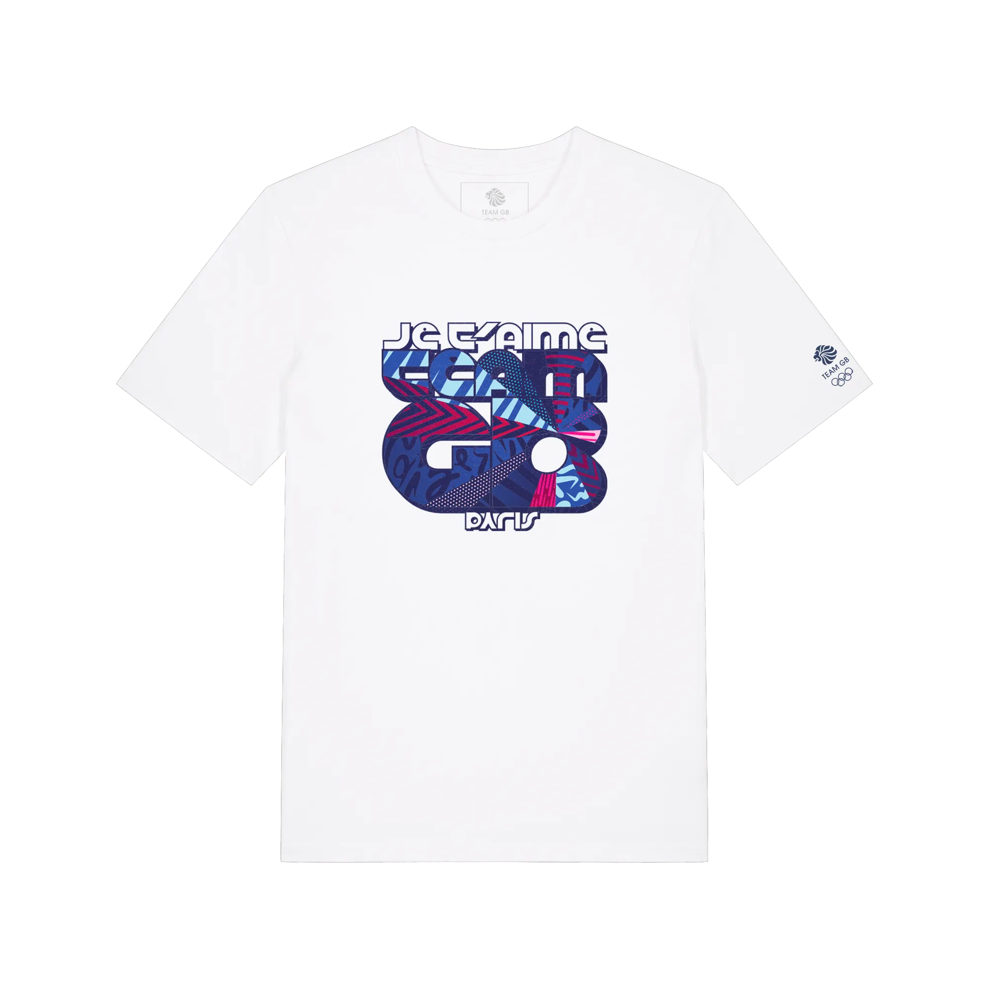 Team GB Kid's Je t'aime Team GB T-shirt White