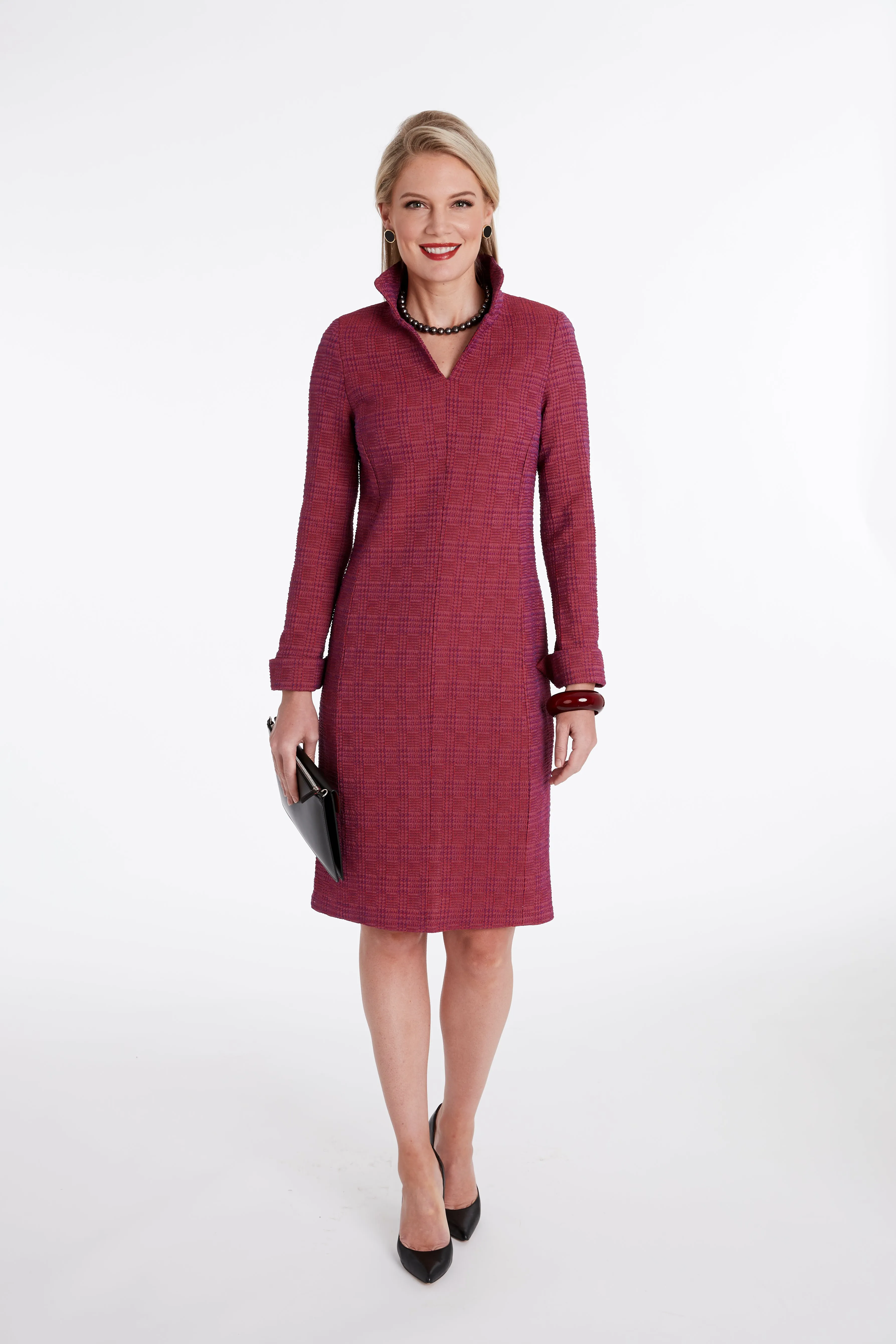 Textured Heather Knit Dress