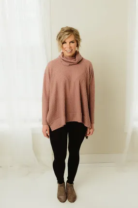 Thermal Boxy Turtleneck