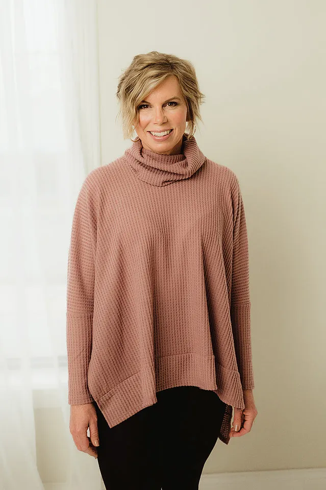 Thermal Boxy Turtleneck