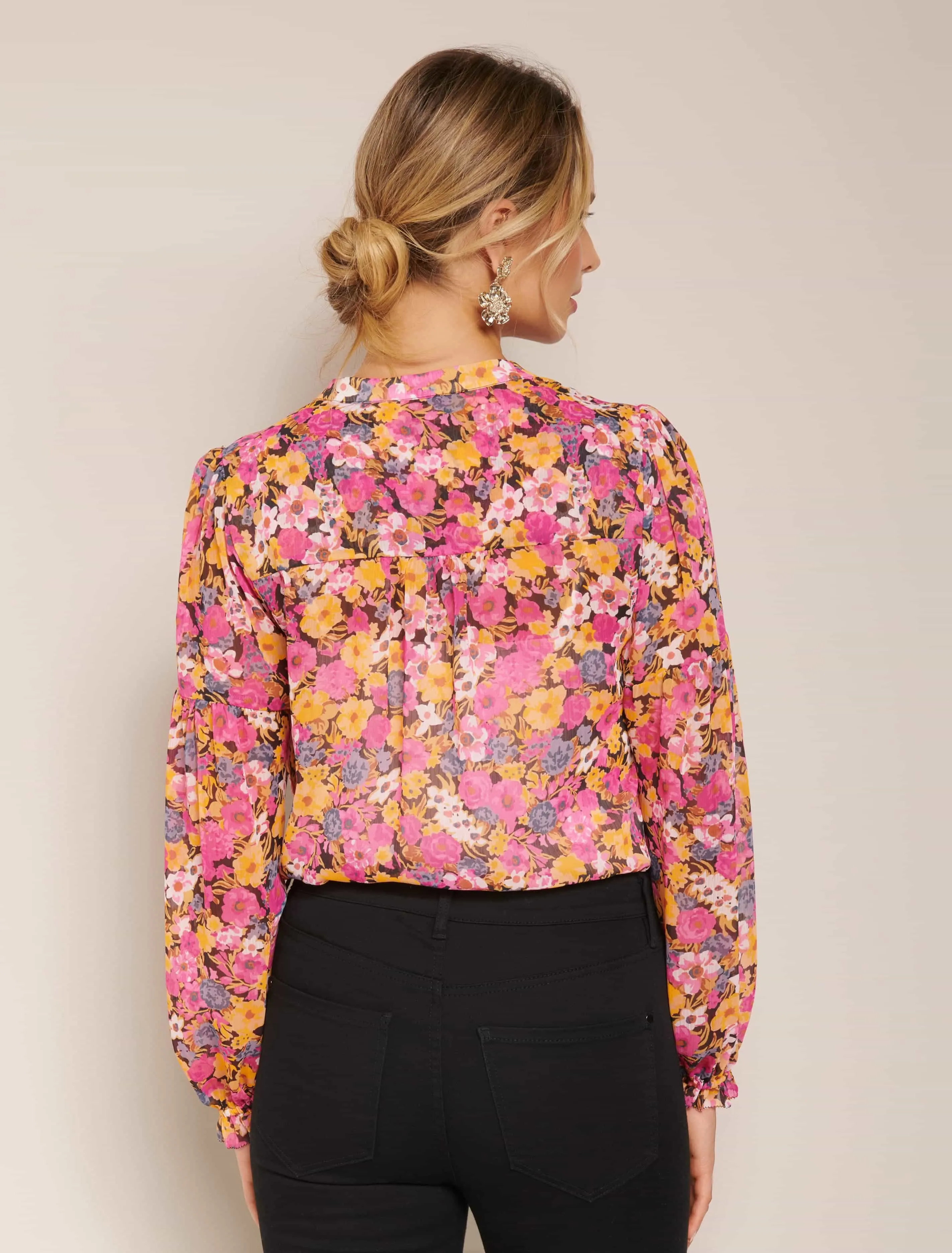Tilly Printed Blouse Bodysuit