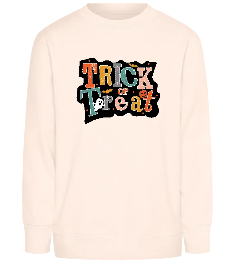 Trick or Treat Halloween Design - Comfort Kids Sweater