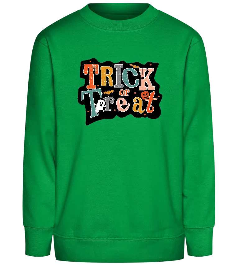 Trick or Treat Halloween Design - Comfort Kids Sweater