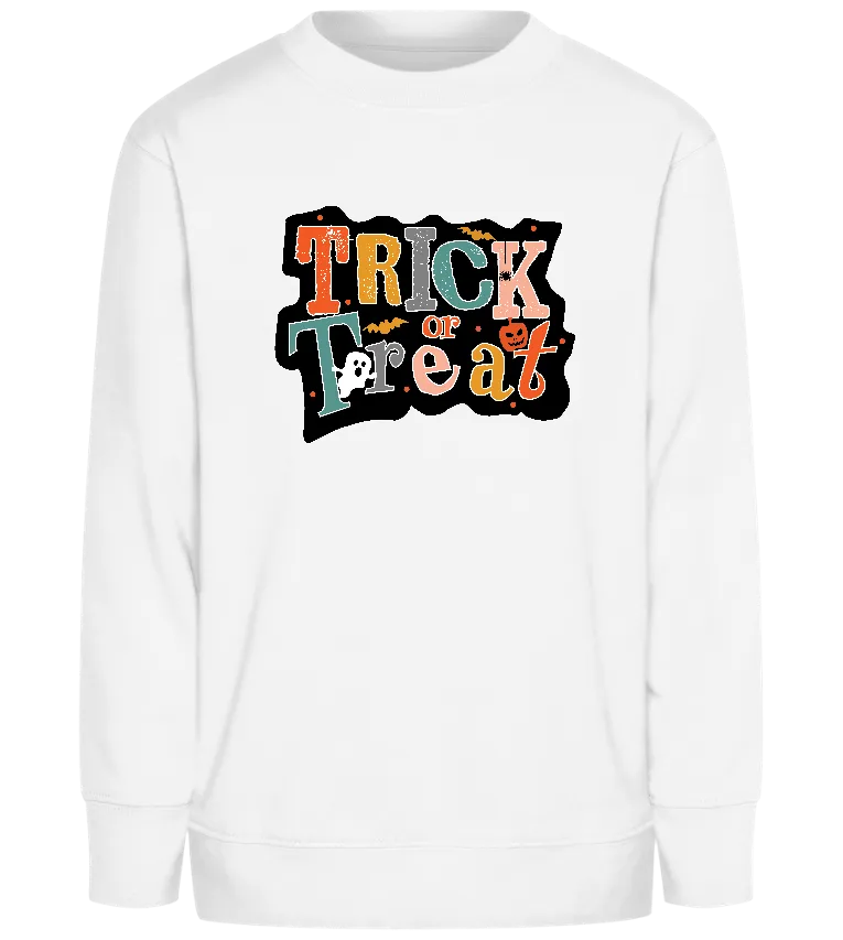 Trick or Treat Halloween Design - Comfort Kids Sweater