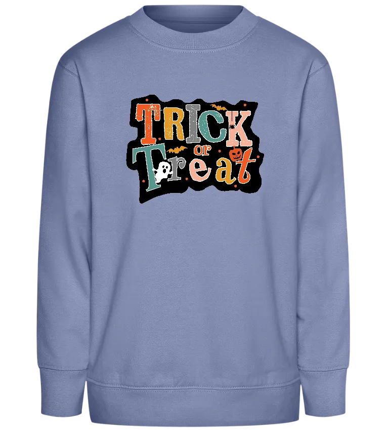Trick or Treat Halloween Design - Comfort Kids Sweater