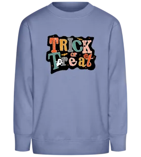 Trick or Treat Halloween Design - Comfort Kids Sweater