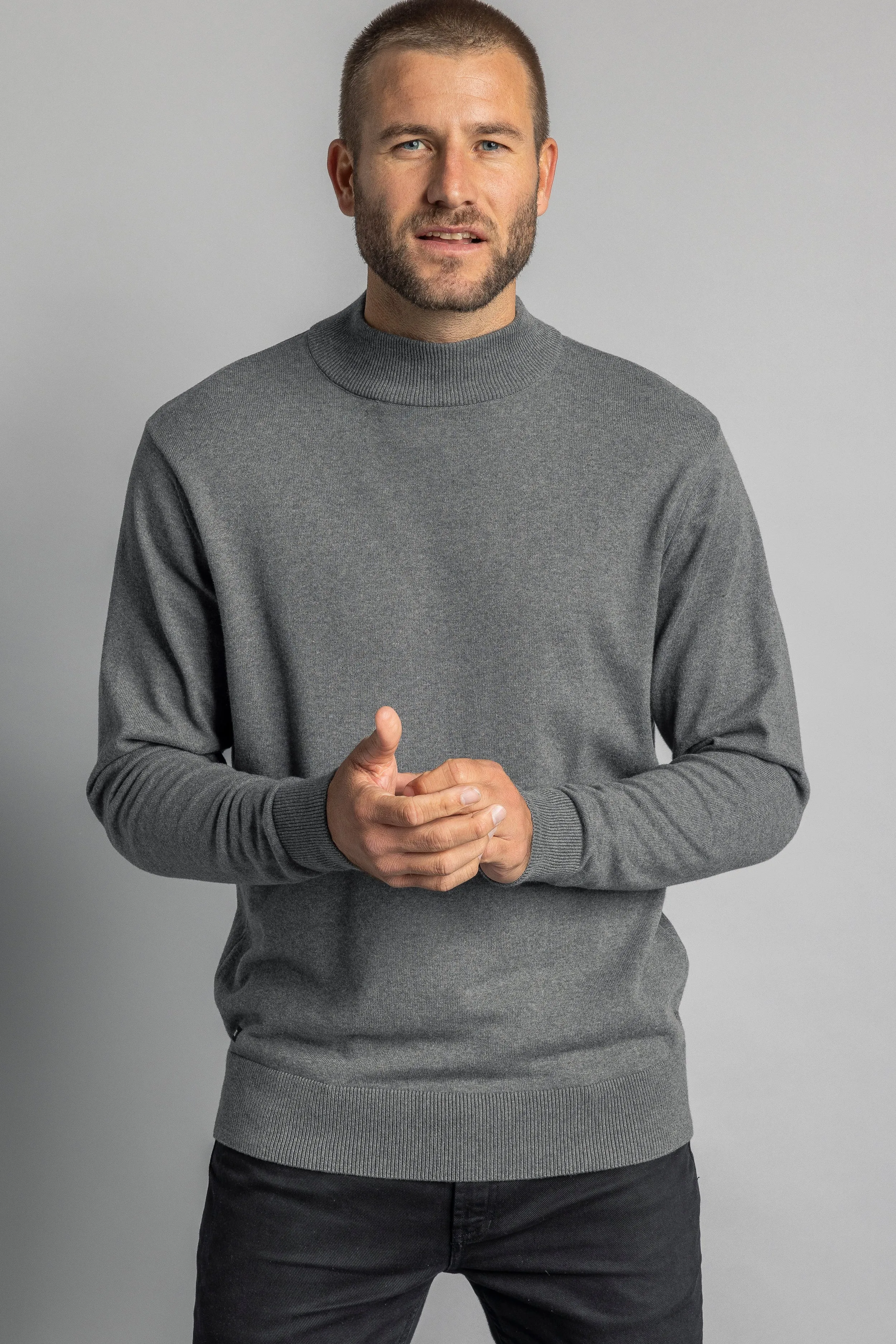Turtleneck Strick-Pullover