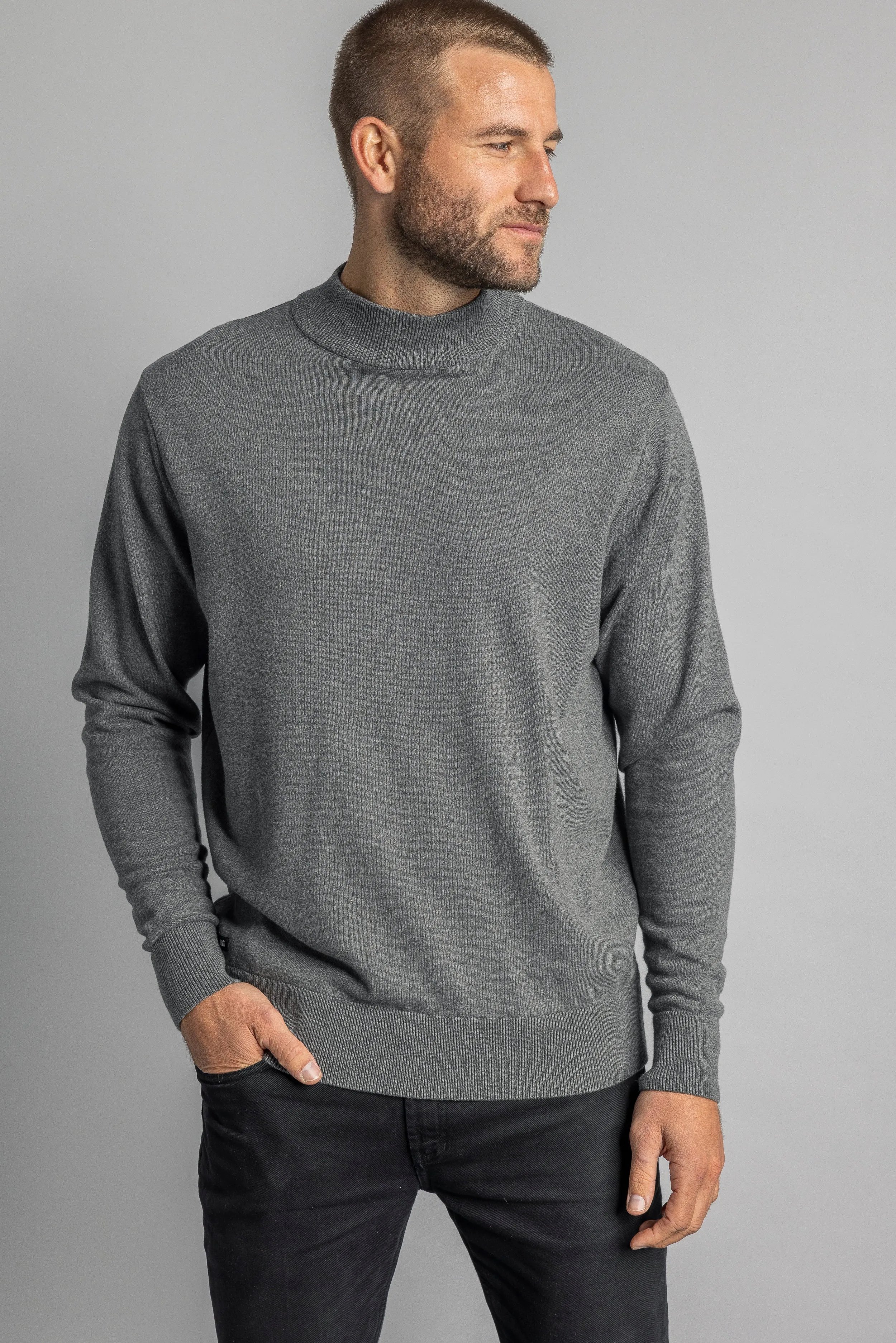 Turtleneck Strick-Pullover