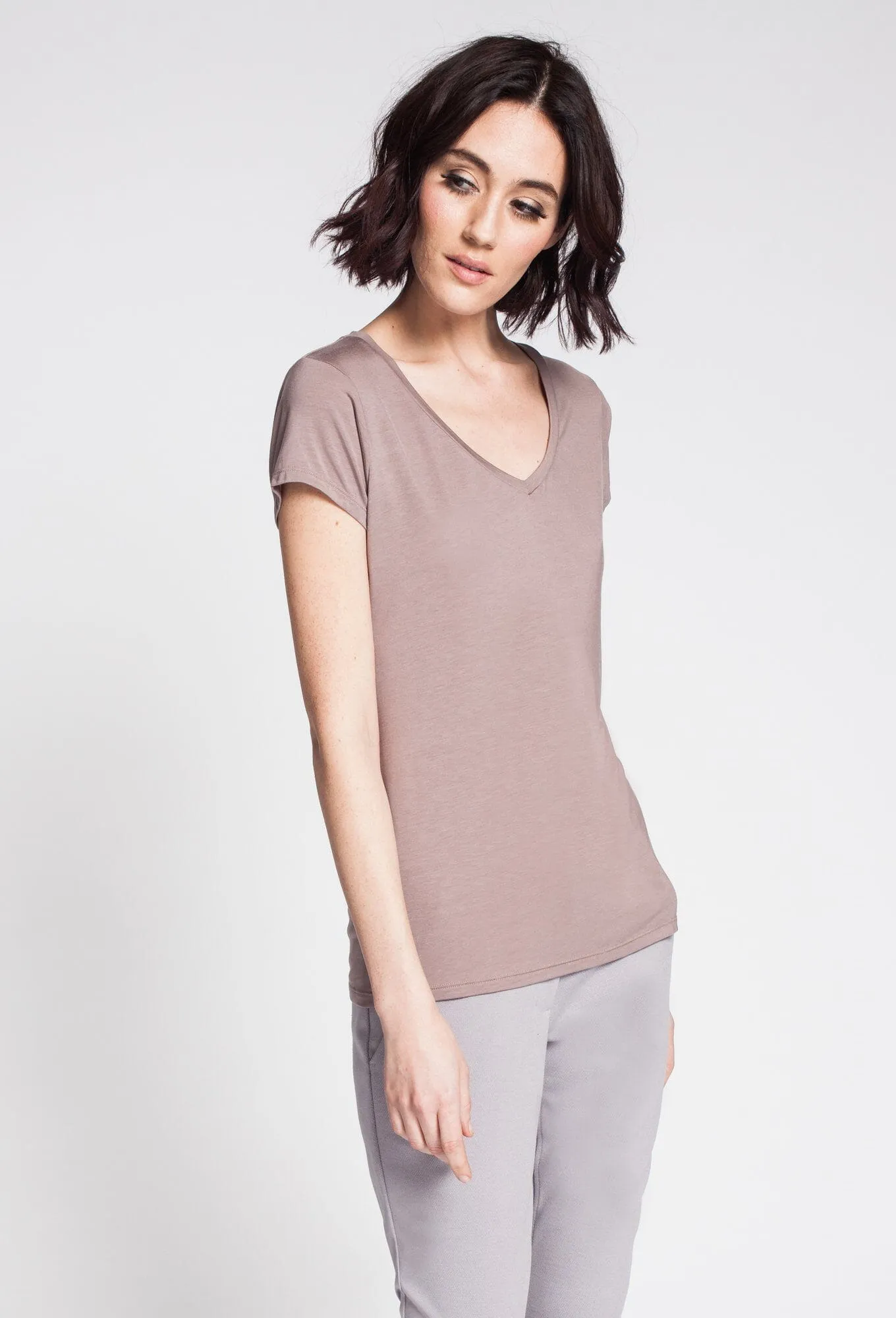 V-Neck Modal Tee