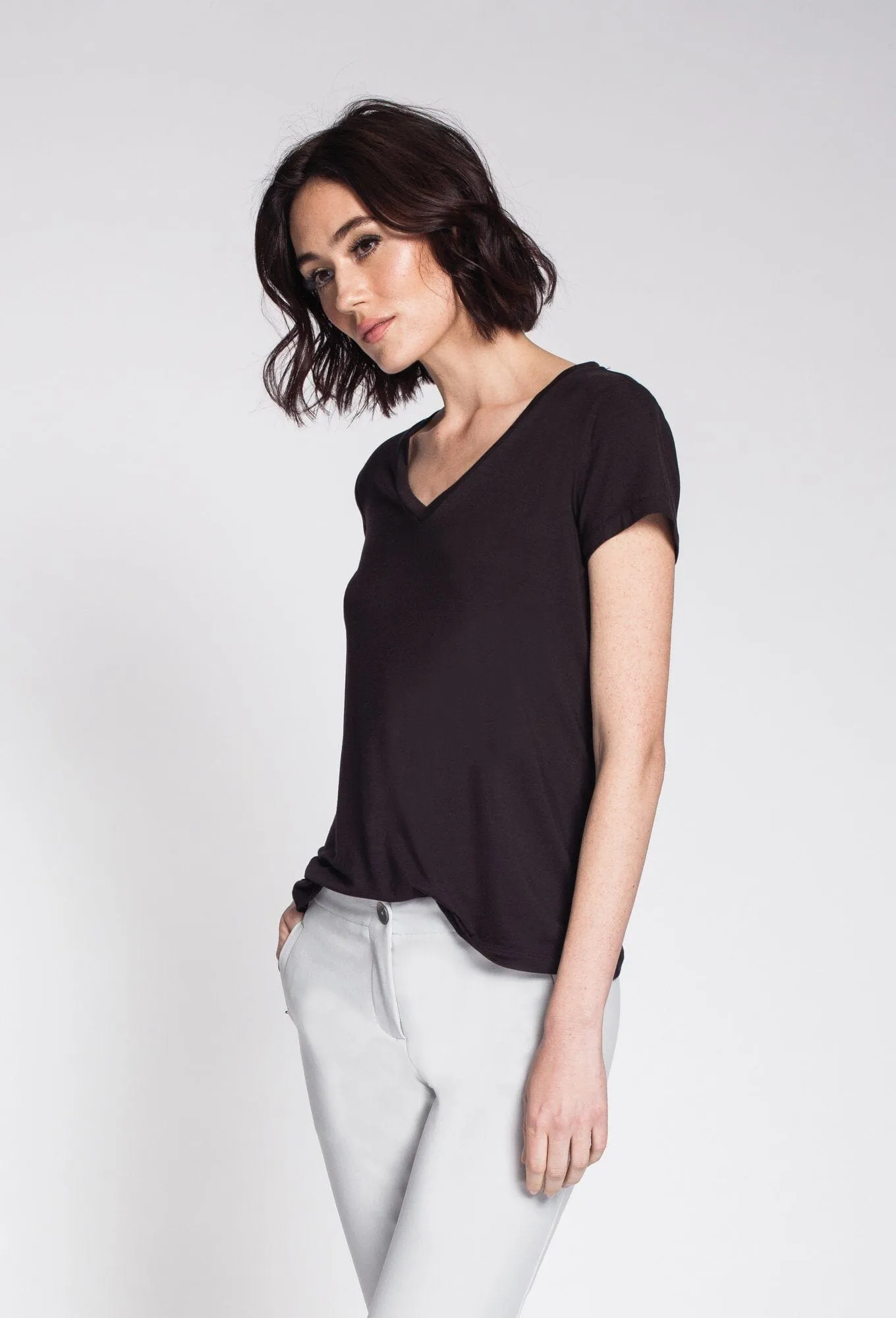 V-Neck Modal Tee