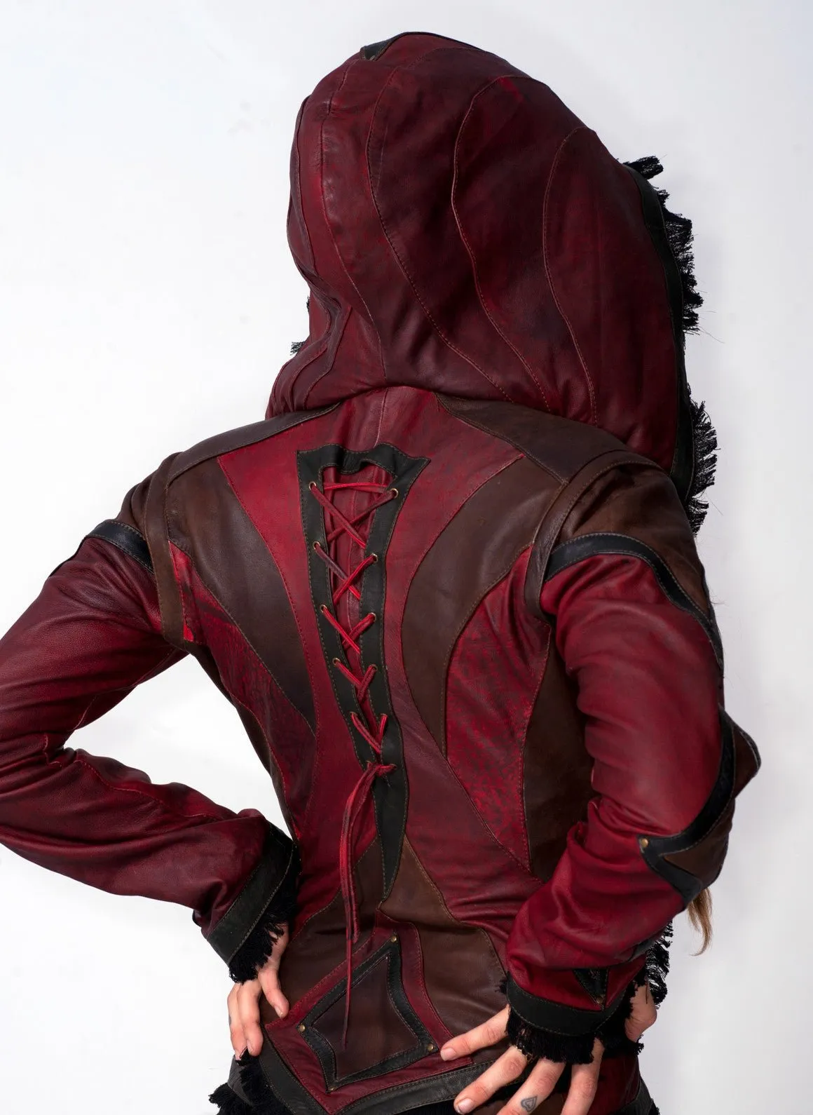 Victory Womens Cut Leather Jacket