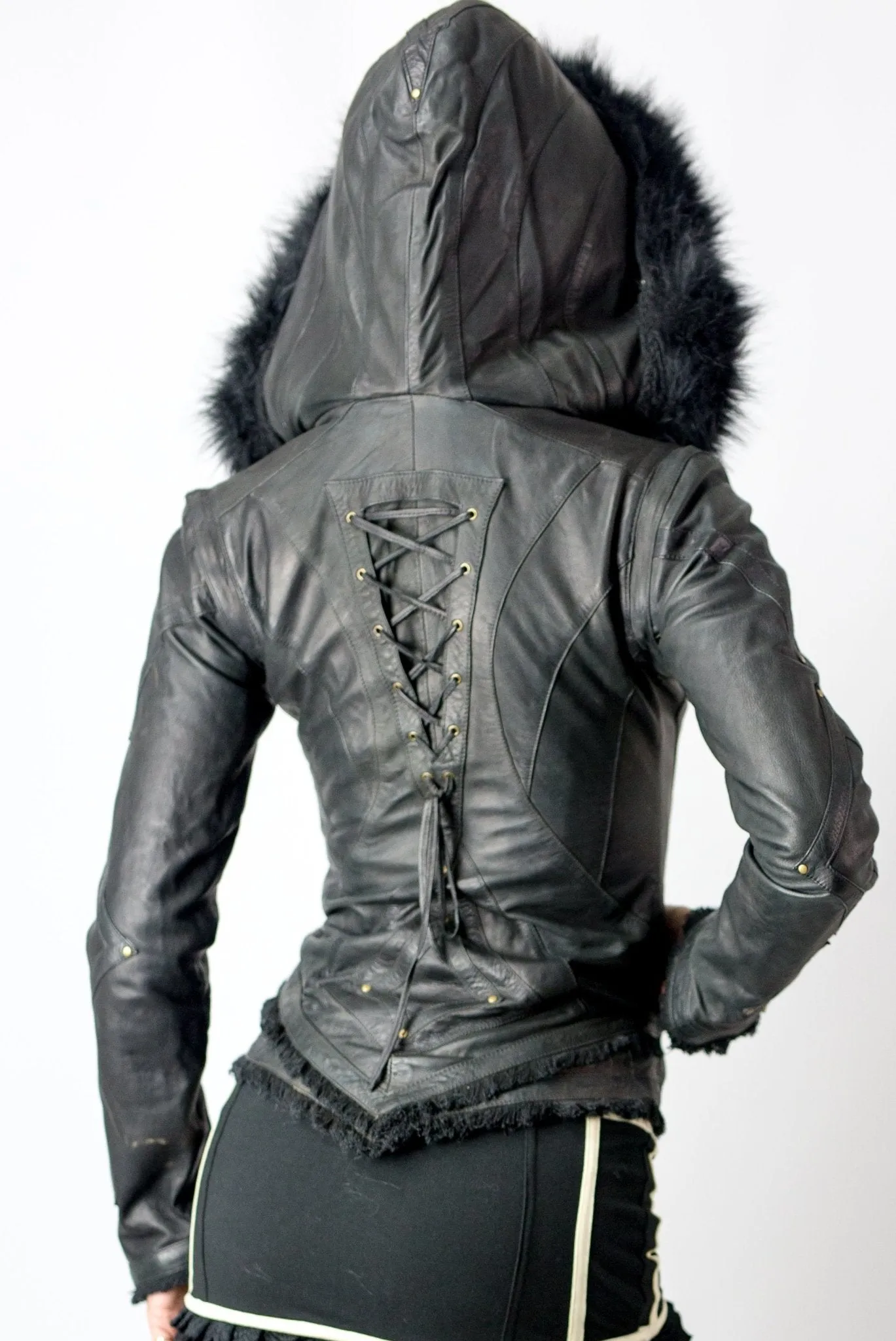 Victory Womens Cut Leather Jacket