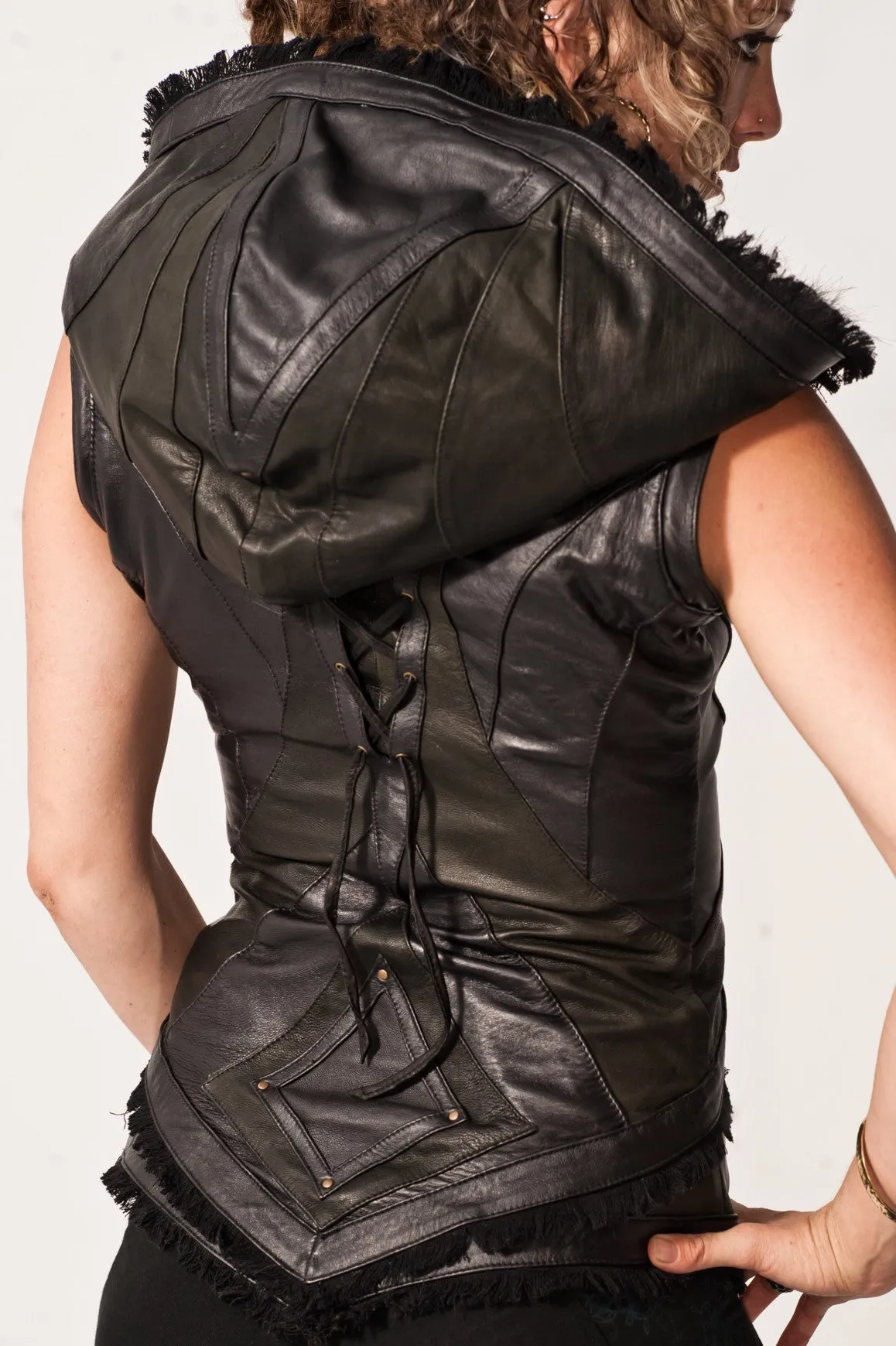 Victory Womens Cut Leather Jacket