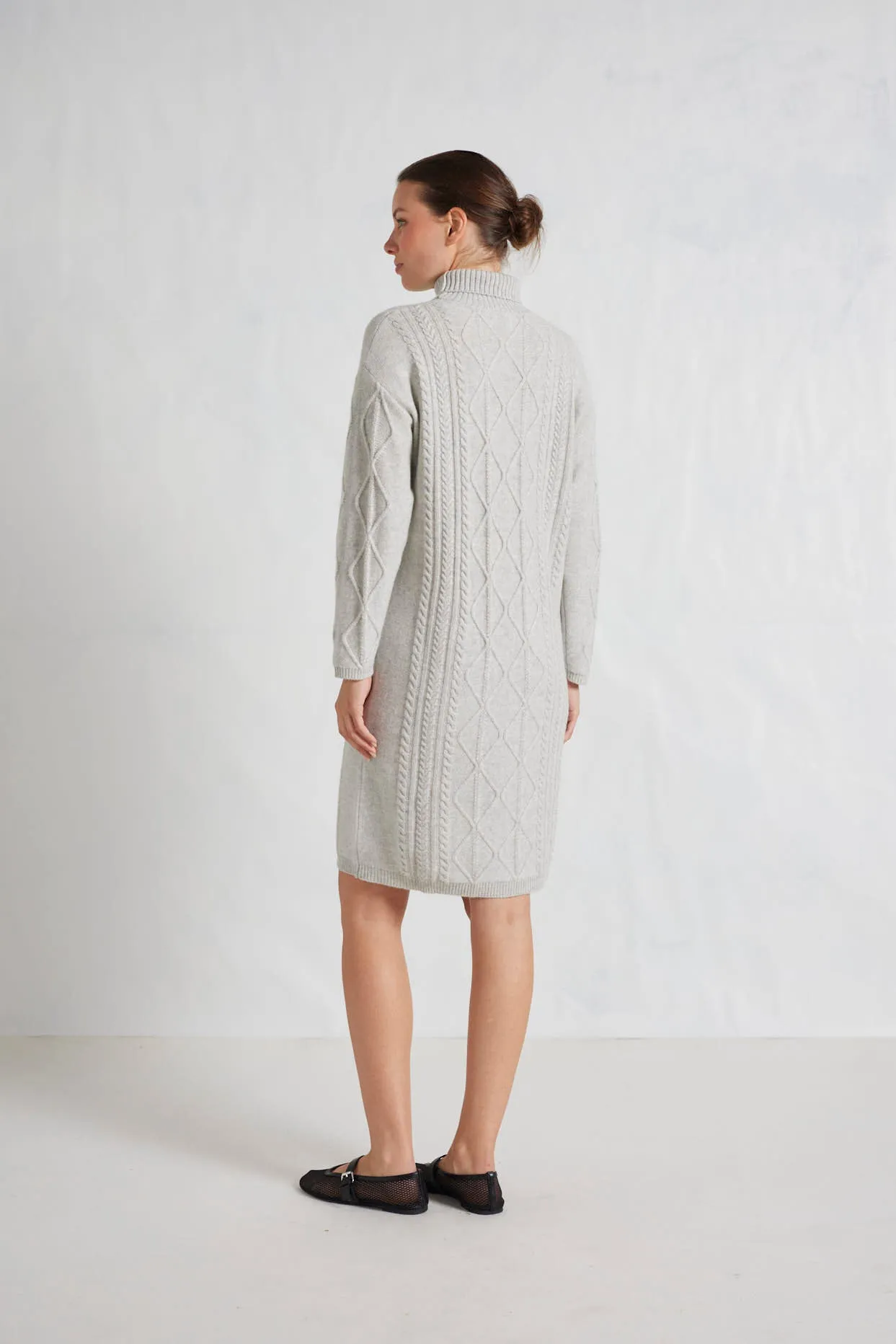 Violet Polo Dress in Snowstorm