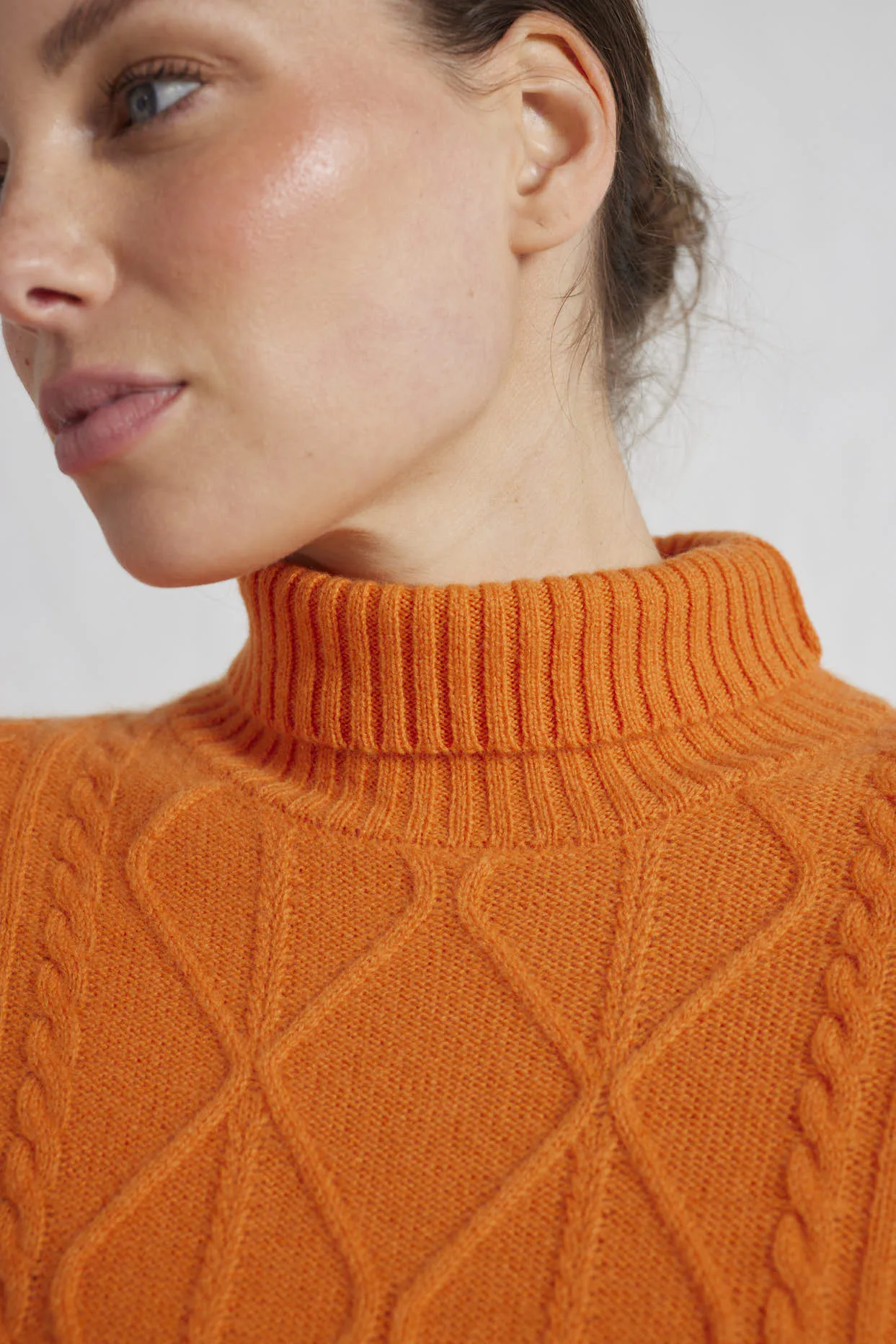Violet Polo Dress in Tangerine