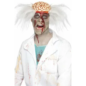 Zombie Scalped Scientist Wig
