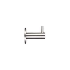 Zoo Wall Mounted Hook w/ Rose-Satin Stainless